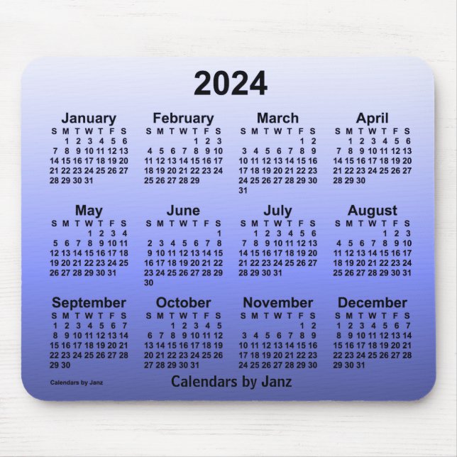 2024 års inmatningskalender av Janz Mouse Pad Musmatta (Framsidan)