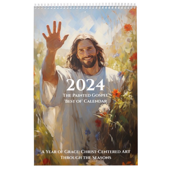 2024 års kalender - det målade Gospelet (Omslag)