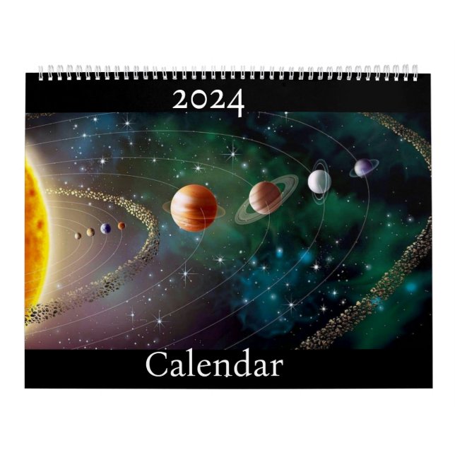 2024 års kalender för solsystemet (Omslag)