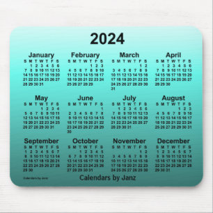 2024 års kalender för utfyllnad av Janz Mouse Pa Musmatta