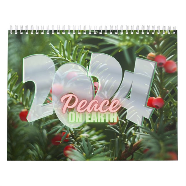2024 års kalender - Önskemål för fred (Omslag)