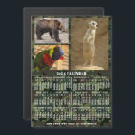 2024 års kalenderkamouflage - lägg till 3-Anpassni Magnetisk Inbjudningskort<br><div class="desc">Under 2024 års personlig, månatlig kalendermånad, visas veckodagarna för varje månad i vitt på grönt och brunt kamouflage. Det här är en enkel, djärv årskalender som hjälper dig att erövra det nya året. Vet alltid vilket datum det är och kontrollera veckodagarna med denna lättlästa, stora höger för tryckalmanaceller bredvid ditt...</div>