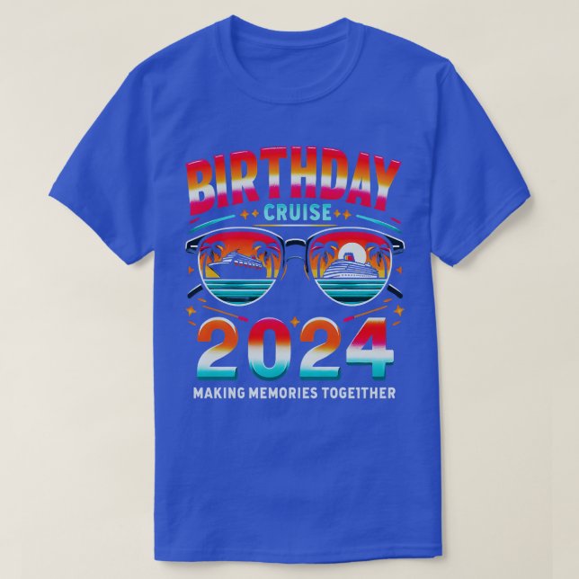 2024 års kryssningsdag Skapar minnen tillsammans T Shirt (Design framsida)