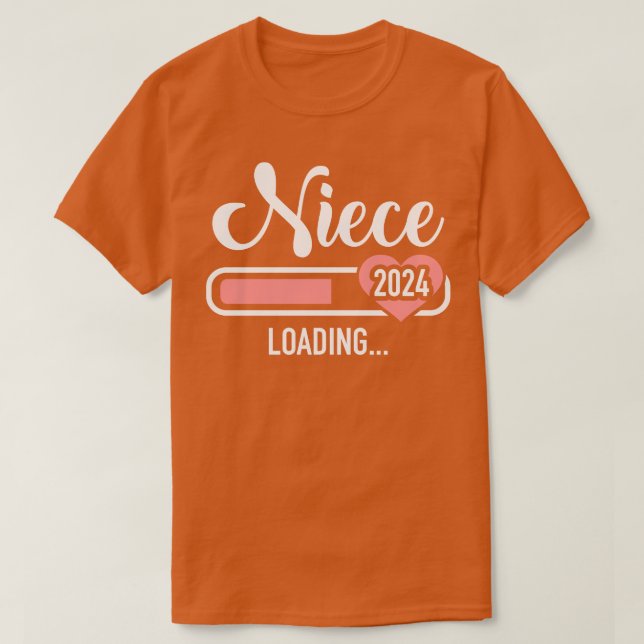 2024 års lastning för meddelande om gravid t shirt (Design framsida)