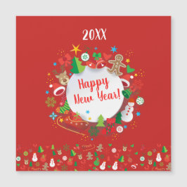 2024 års Magnetkort för jul - Helgdag