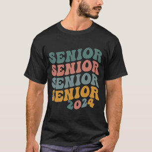 2024 års pensionsklass för 2024 års ledande Studen T Shirt