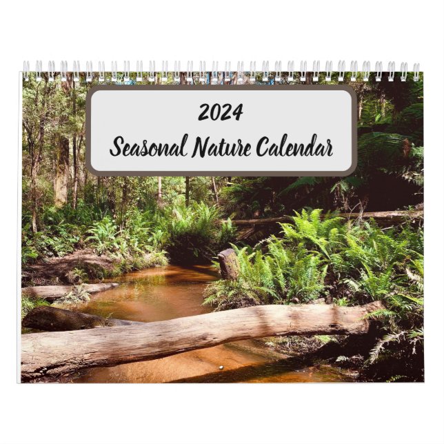 2024 års Säsong-naturkalender Kalender (Omslag)