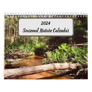 2024 års Säsong-naturkalender Kalender