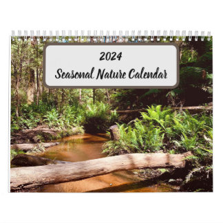 2024 års Säsong-naturkalender Kalender