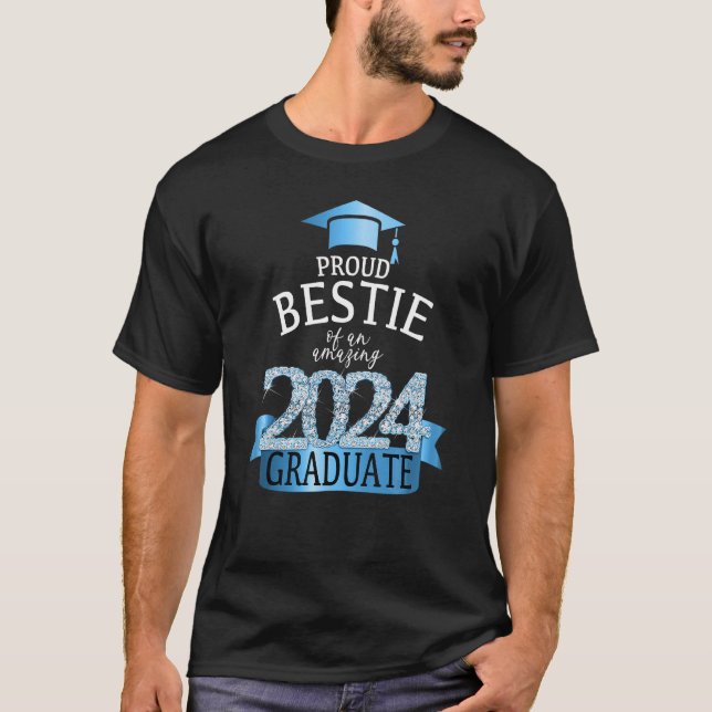 2024 års stolthet över Student I Blue Party D T Shirt (Framsida)