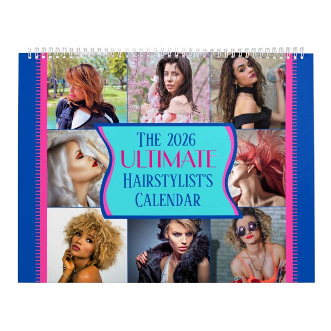 2024 års Ultimate Hairstylist-kalender Kalender (Omslag)