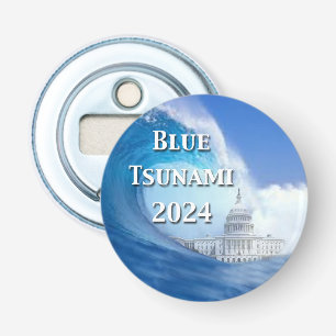 2024 års val av blå tsunami flasköppnare