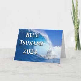 2024 års val av blå tsunami kort