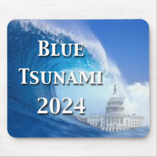 2024 års val av blå tsunami musmatta
