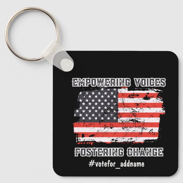 2024 års val Presidentomröstning Nyckelring (Framsida)