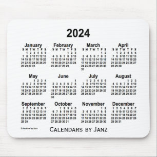 2024 års vitbok av Janz Mouse Pad Musmatta
