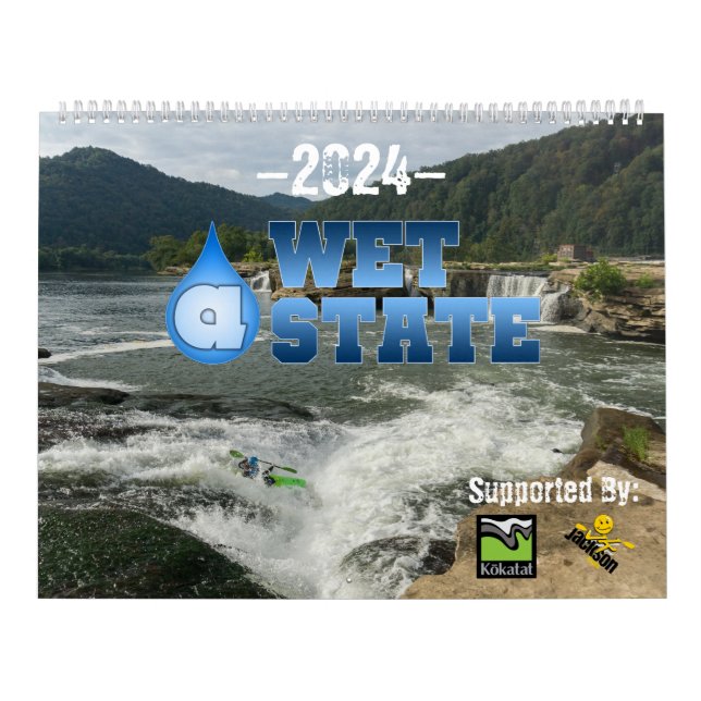 2024 års Whitewater-kalender Kalender (Omslag)