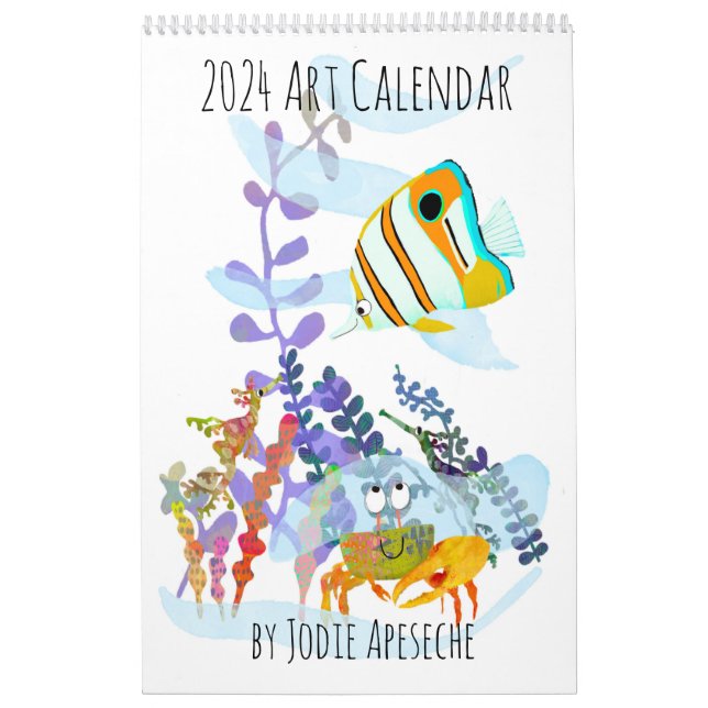 2024 Art Calendar av Jodie Apeseche Kalender (Omslag)