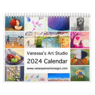 2024 Art Calendar Vanessa's Art Studio Kalender