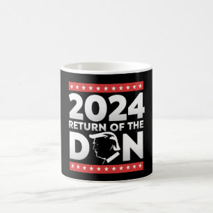 2024 Återkomsten av Don Trump 45 47 USA:s presiden Kaffemugg