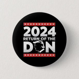 2024 Återkomsten av Don Trump 45 47 USA:s presiden Knapp