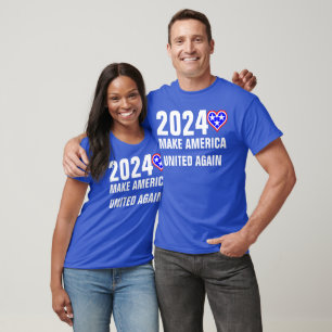 2024 ÅTERSTÄLLA AMERIKAS FÖRENADE T SHIRT