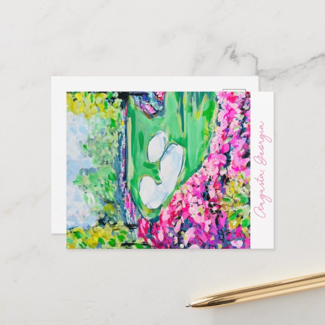 2024 Augusta-utskrift Vykort (Fram/Back In Situ)