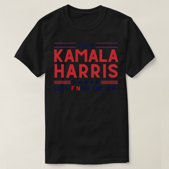2024 Avslutar Kamala jobbet TShirt 2 T Shirt (Design framsida)