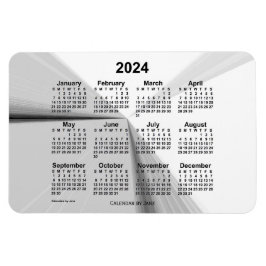 2024 Avstötande rökkalender från Janz 4x6 Magnet