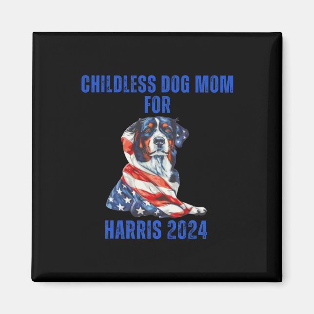 2024 Barnsoberoende Mamma för Harris 2024 Magnet (Framsidan)