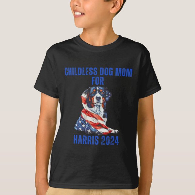 2024 Barnsoberoende Mamma för Harris 2024 T Shirt (Framsida)