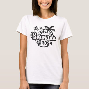 2024 Bermuda Vacation eller Resa T Shirt