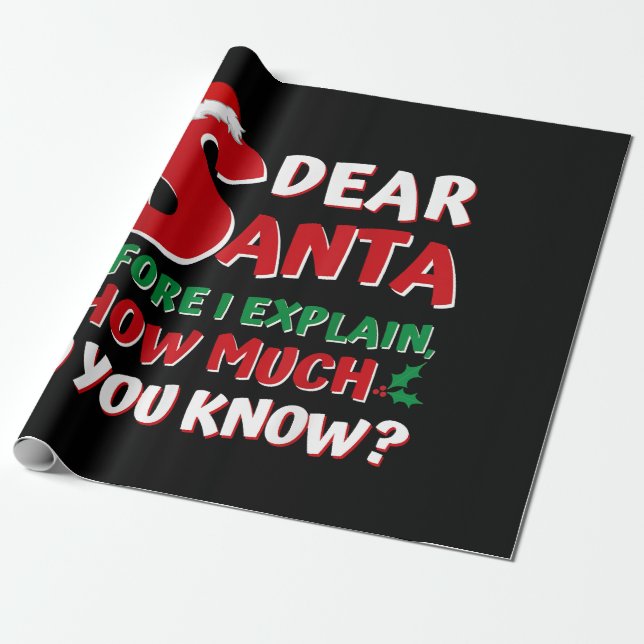 2024 Besöket julgudstjänst Kids Vuxnor Santa I Ca Presentpapper (Utrullad)