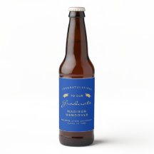 2024 Blått Guld-skript Sockel Studenten