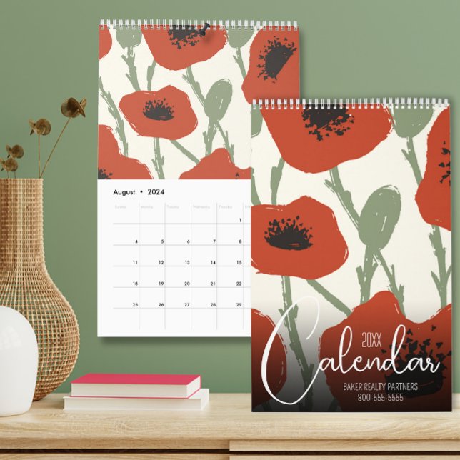 2024-Blommigtens kalender (Available in 3 sizes, favorite photos printed in vibrant color on sturdy paper.
)