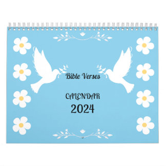 2024-Blommigtens kalender med Bible Verses