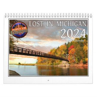2024 Borttappad i Michigan Wall Calendar Kalender