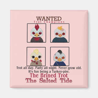 2024 Brinttrottävling Square Magnet