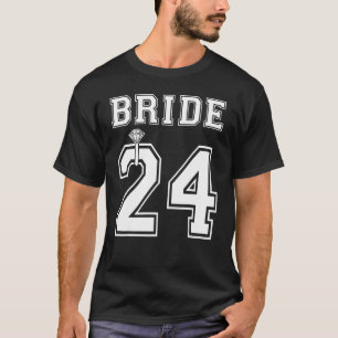 2024 Brud Förlovning Bröllopsfest Förslag Matchnin T Shirt