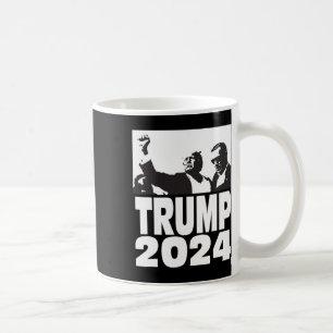 2024 Bulletsecure Teflon Don Rally Shooting Fist P Kaffemugg