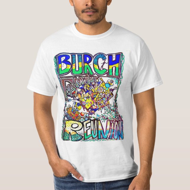 2024 Burch Family Reunion T-Shirt (Framsida)
