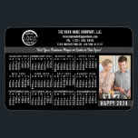 2024 Calendar Anpassningsbar Business Logotyp Namn Magnet<br><div class="desc">De här flexibla kalendermagneterna för 2024 som tittar i professionellen är perfekt för ditt företags kontorsvarumärke och marknadsföring. De har feta siffror i vitt på svart. Framför allt bör du ge ditt företag en slogan och en slogan med företagets logotyp, namn, webbplats, mobil, adress. Lägg till ett lodrät-foto i kalenderns...</div>
