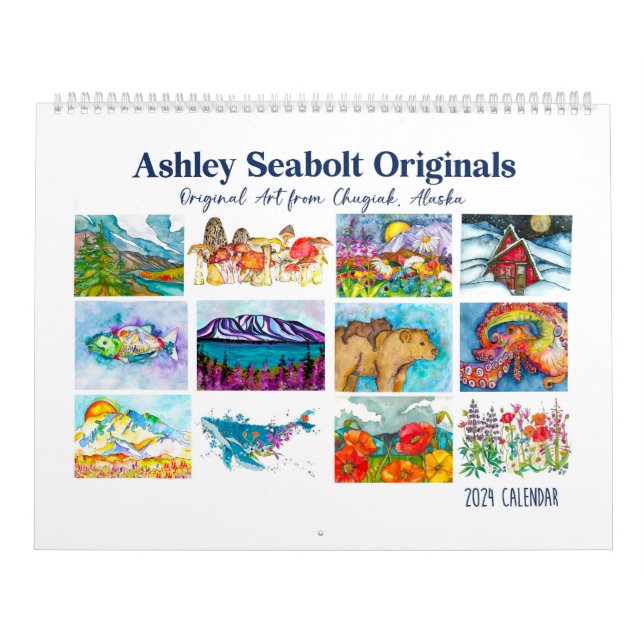 2024 Calendar Ashley Seabolt Originals Kalender (Omslag)