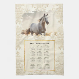 2024 Calendar Towel Horse Kökshandduk