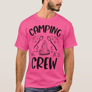 2024 Camping Crew Shirt Family Camping Resa Campfi T