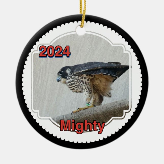2024 Ceramic Circle Ornament Mighty (Framsidan)
