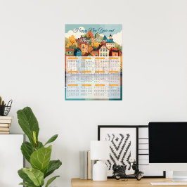 2024 Charming By Kalender Poster