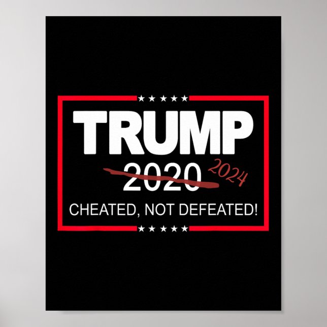 2024 Cheated not Defeed Spara and take America Ba Poster (Framsidan)