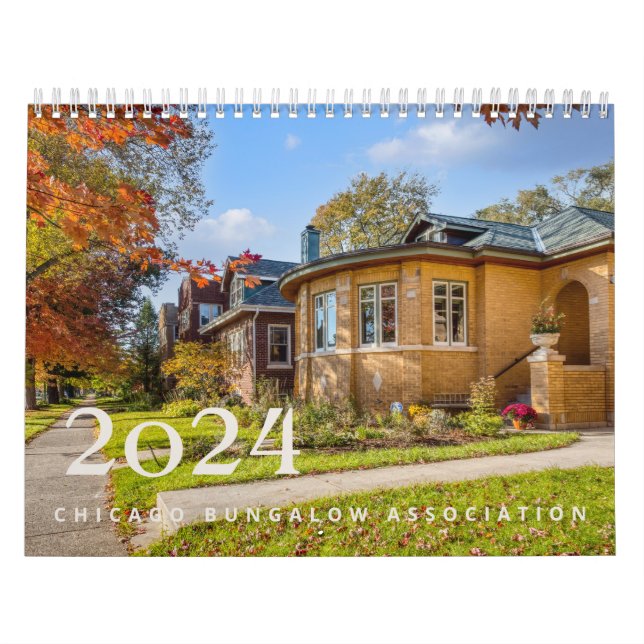 2024 Chicago Bungalow Association Calendar Kalender (Omslag)