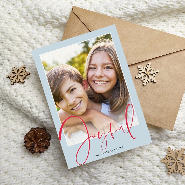 2024 CHRISTMAS PHOTO-snyggt, glatt Julkort (Skapare uppladdad)